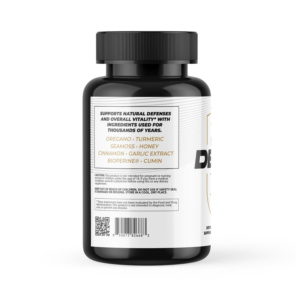 DAMN GOOD The Hodge Twins Immune Defense Supplement (60 Capsules) – Sea Moss Blend Capsules for Everyday Balance, Digestive Support, and Whole-Body Wellness with Vitamins, Minerals, and Botanicals DAMN GOODBuy Supplements Australia