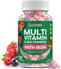 YumVs Kids Multivitamin with Iron & Minerals Chewable Tablets – Grape & Berry Flavor Vitamins for Toddlers & Children Age 2+ – Daily Multivitamin YUM-V'SBuy Supplements Australia