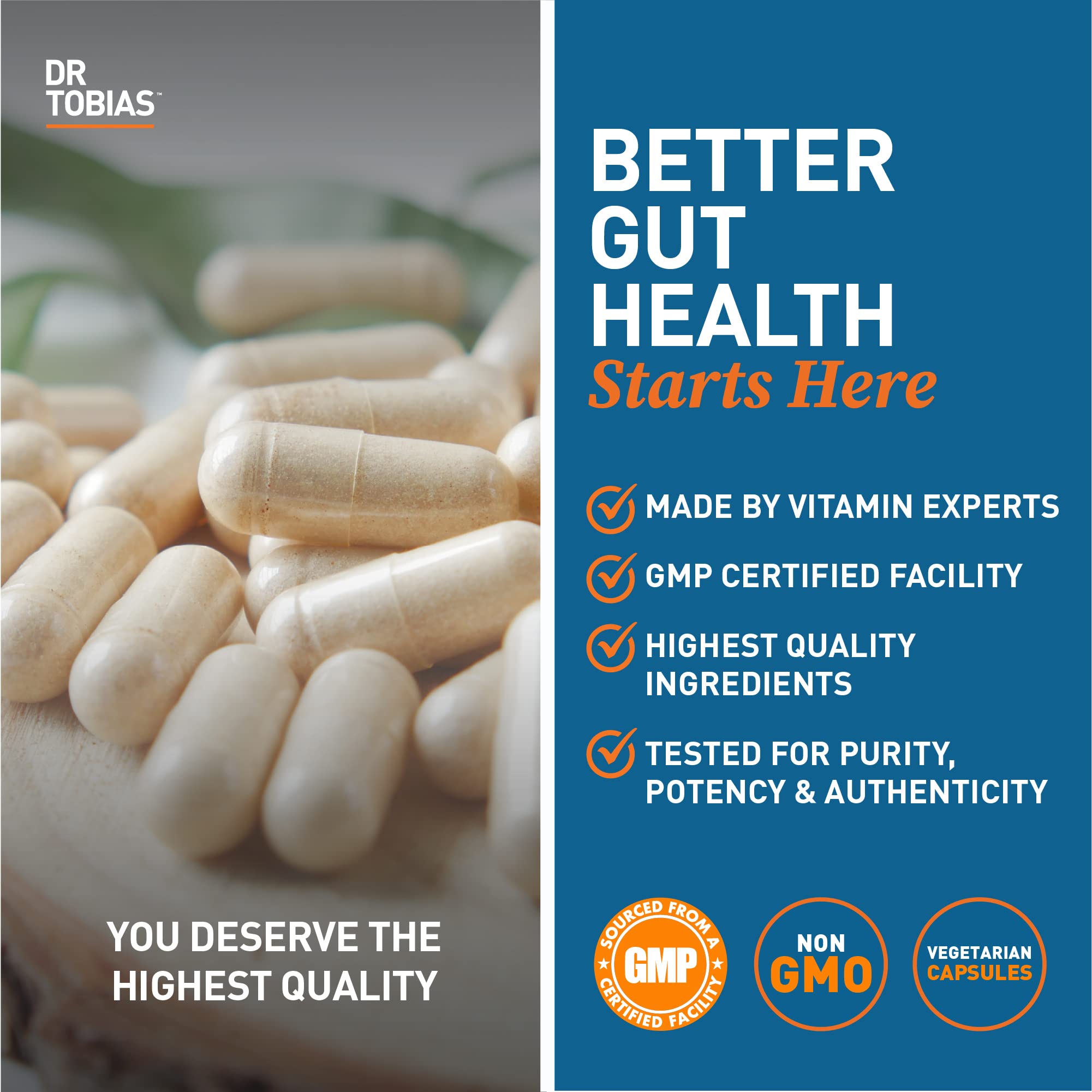 Dr. Tobias Deep Immune Probiotics & Prebiotics, 4.4 Billion CFU Probiotics for Women Dr. TobiasBuy Supplements Australia