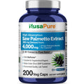 NusaPure Saw Palmetto 20:1 Extract, 200 mg Equivalent to 4,000 mg per Veggie Caps 200 Count Non-GMO, Vegan, Vegetarian, Bioperine NusaPureBuy Supplements Australia