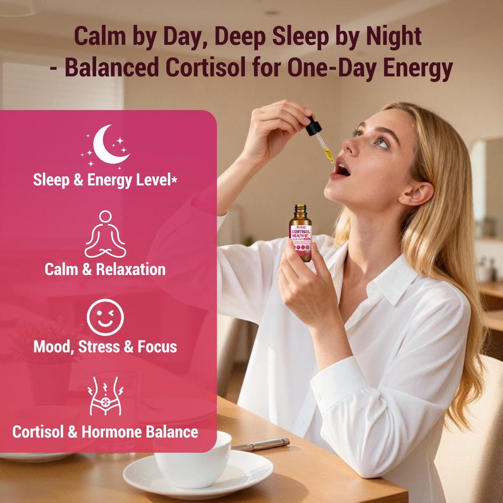 Bvlaue Cortisol Supplements Detox for Women - 20-in-1 Cortisol Reducer,Manager,Lower w/Ashwagandha,Magnesium,L-Theanine,Saffron,Rhodiola for Hormone Balance/Sleep/Stress Relief,Strawberry Flavor BvlaueBuy Supplements Australia