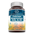 Nutri Essentials Calcium Magnesium Zinc + Vitamin D3 Tablets- Promotes Strong Bones & Teeth, Support Nerve & Muscle Function* (300 Count) Nutri EssentialsBuy Supplements Australia