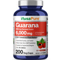NusaPure Guarana Extract 20:1 Extract, 300 mg Equivalent to 6,000 mg per Veggie Caps 200 Count (Non-GMO, Vegan) NusaPureBuy Supplements Australia