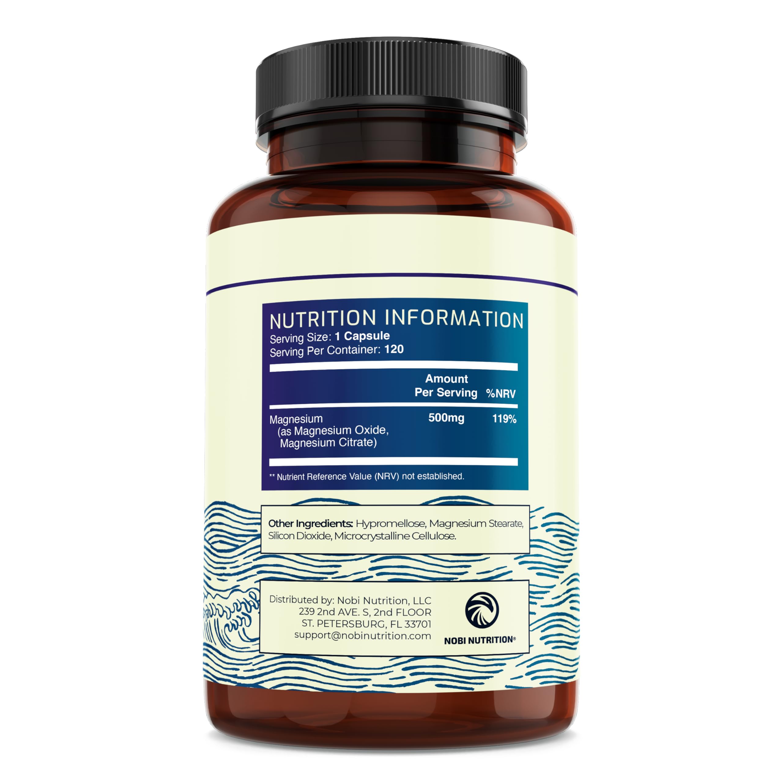 Magnesium Citrate Complex 500 MG for Calm, Relaxation, Constipation & Digestion Nobi NutritionBuy Supplements Australia