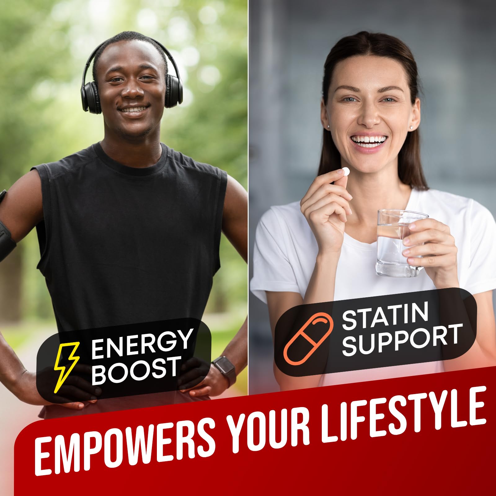 JOYLI Nutrition 2 Pack CoQ10 500mg - High Absorption Coenzyme Q10 Supplement - Co Q 10 for Energy & Vitality - Alternative to CoQ10 400mg & 300mg - 240 Softgels JOYLI NutritionBuy Supplements Australia
