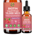 Pure Biotin 10000mcg Liquid Drop Optimal Solutions Hair Skin & Nails Vitamins Support w. Collagen Keratin Hyaluronic Acid Saw Palmetto, Biotin(Vitamin B7) for Hair Growth & Cellular Energy JUIWEFKKBuy Supplements Australia