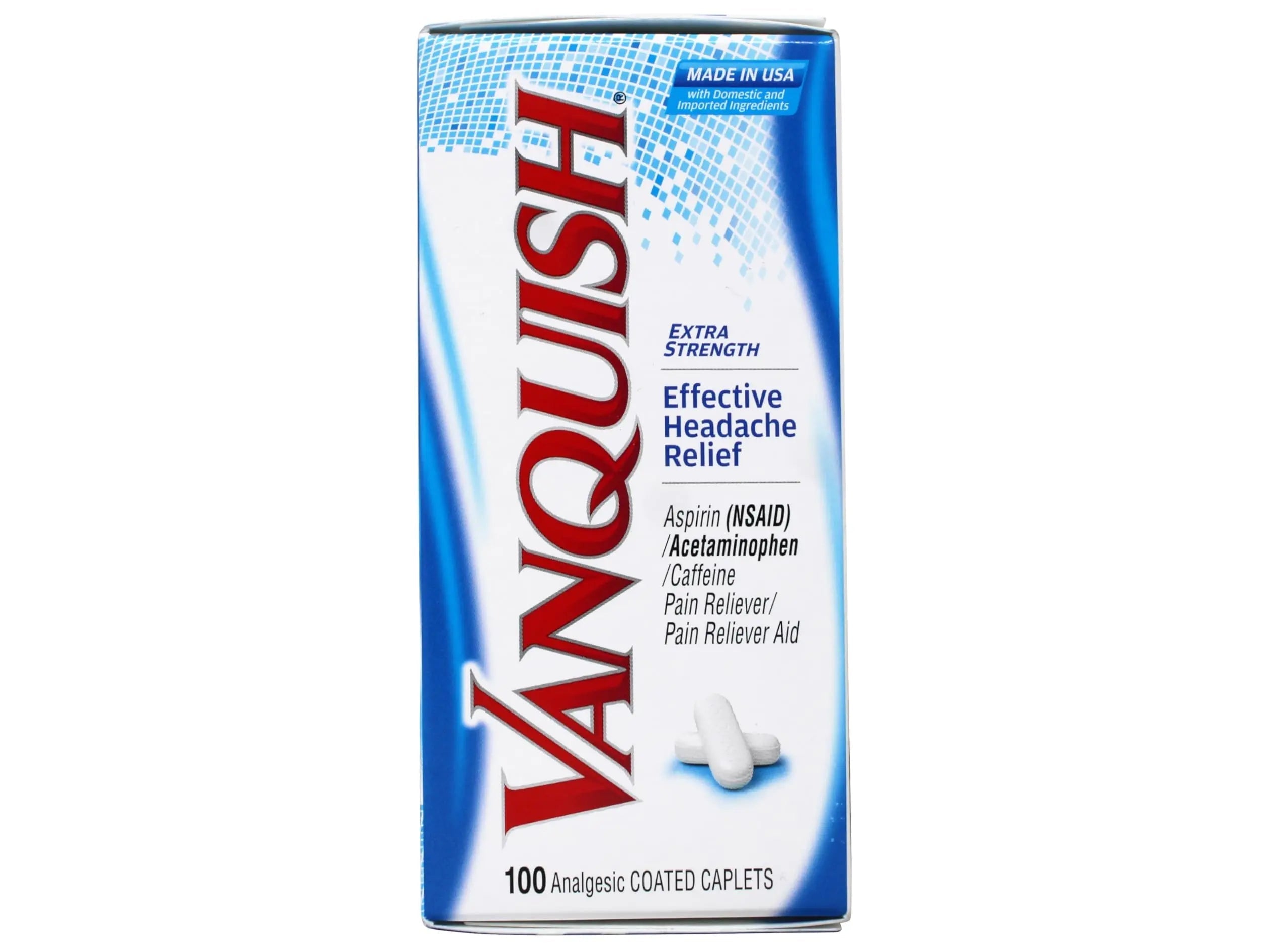 Vanquish Extra Strength Pain Reliever Caplets-100 ct. (Pack of 3) VanquishBuy Supplements Australia