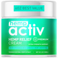 HEMPACTIV Cooling Hemp Cream – Menthol, MSM & Arnica – Fast-Absorbing, Non-Greasy Formula for Muscles & Joints – 4oz Best-Value Size HEMPACTIVBuy Supplements Australia
