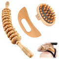 KintKita Wood Therapy Massage Tools 3 in 1,Wooden Lymphatic Drainage Massager, Body Sculpting Tools Cellulite Massager for Maderoterapia, Body Contouring, Relief Muscle, Anti-Cellulite KintKita buy supplements Au