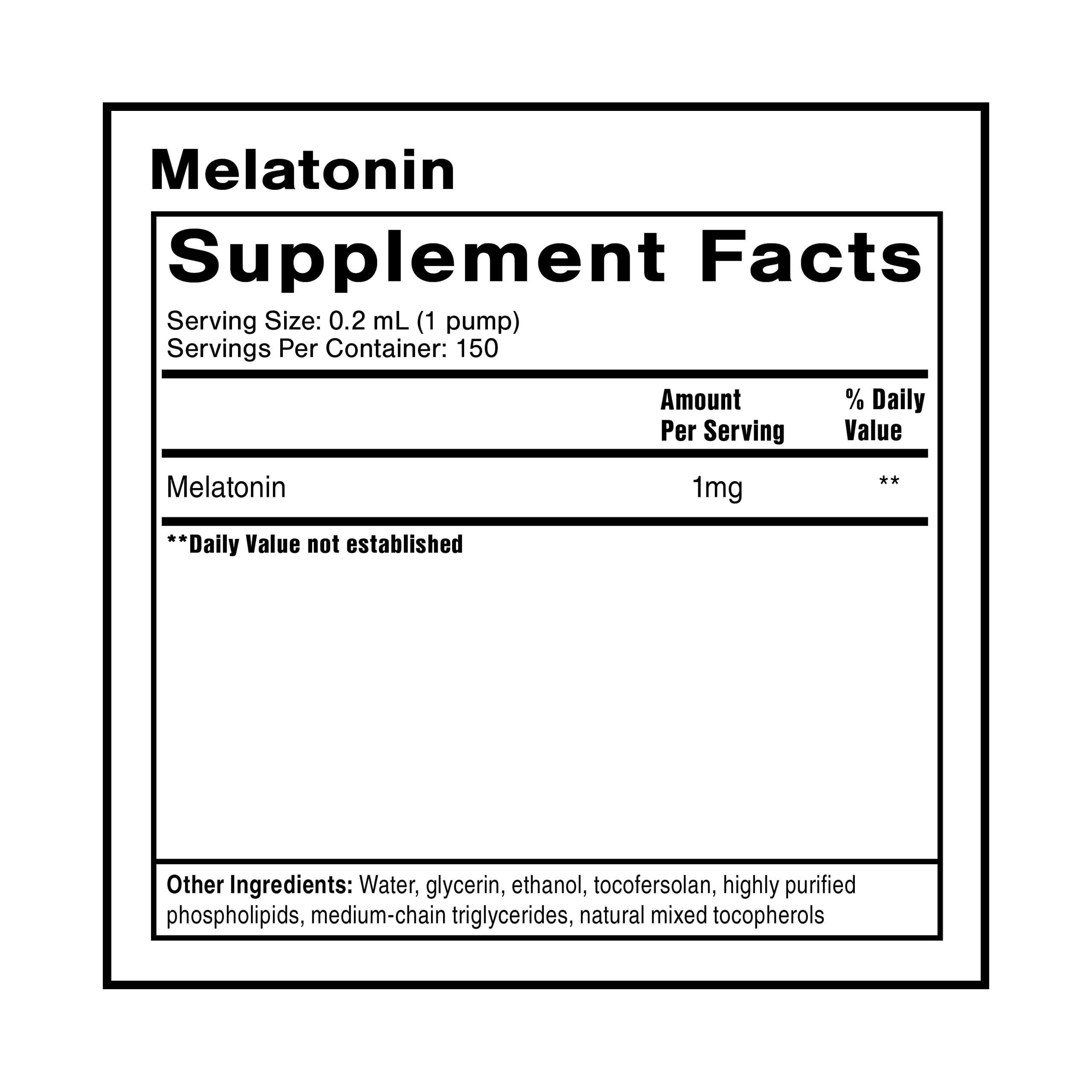 Quicksilver Scientific Liposomal Melatonin - Bedtime, Jet Lag & Immune Support Liquid for Adults - Efficient, Superior Absorption 1mg to Minimize Morning Drowsiness (30 ml) Quicksilver ScientificBuy Supplements Australia