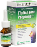 HealthA2Z® Allergy Relief, Fluticasone Propionate 50mcg, Nasal Spray, 24-Hour Allergy Relief, Nasal Decongestant, Dye Free, 72 Sprays (0.38 fl oz) HealthA2Z buy supplements Au