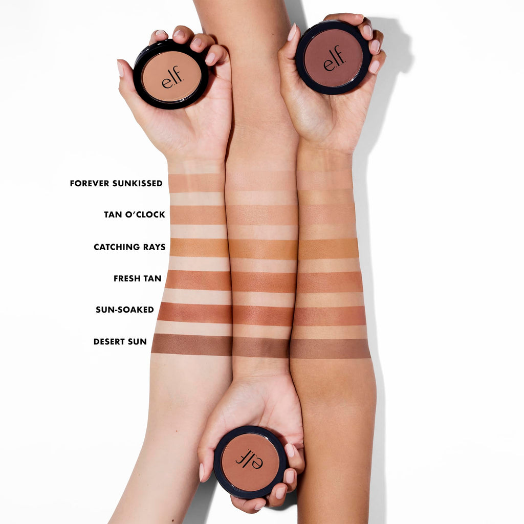 e.l.f. Primer-infused Bronzer, Long-Wear, Matte, Bold, Lightweight, Blends Easily, Contours Cheeks, Forever Sun Kissed, All-Day Wear, 0.35 Oz e.l.f.Buy Supplements Australia
