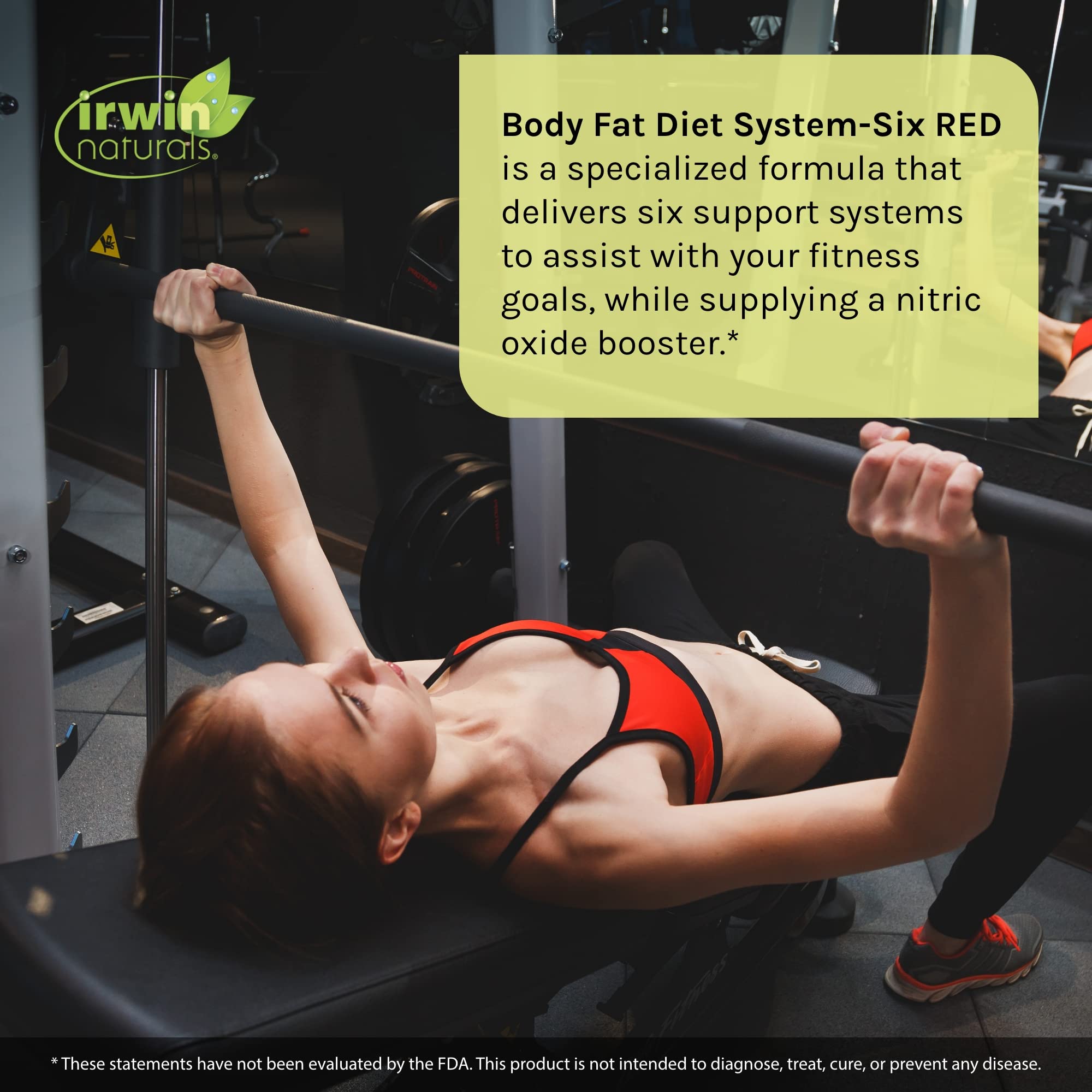 Irwin Naturals Body Fat Diet System-Six RED - 72 Liquid Soft-Gels, Pack of 2 - 6-in-1 Formula for Weight Management with Nitric Oxide Booster - 48 Total Servings