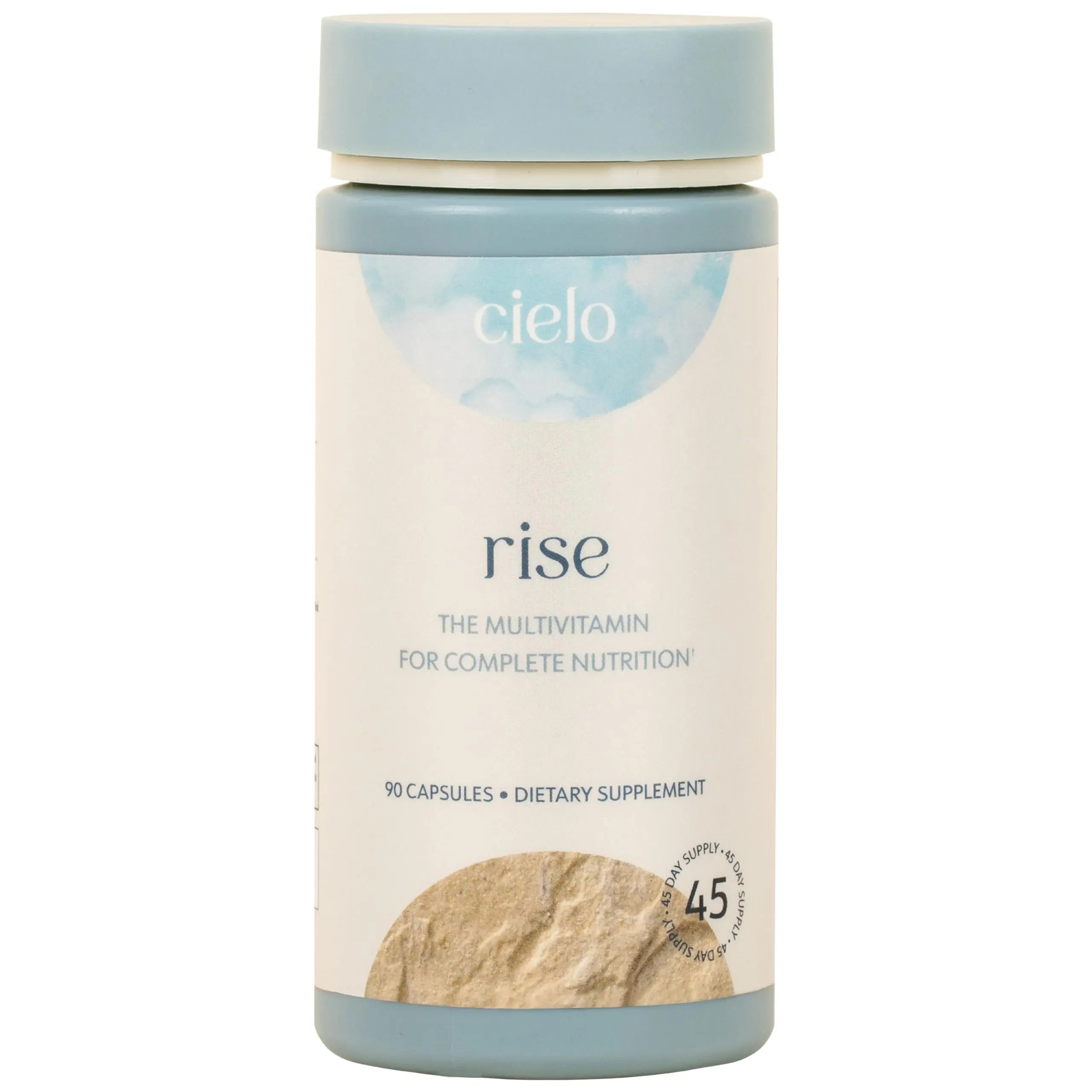 Cielo Rise Multivitamin for Women and Men - Vitamin A, C, D3, E K2, & More - Magnesium Glycinate, Citrate, and Malate for Digestive Support Cielo