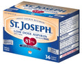 St. Joseph Aspirin Pain Reliever (NSAID) 81mg, Enteric Safety Coated, Adult Low Dose Regimen, 36 ct St. JosephBuy Supplements Australia