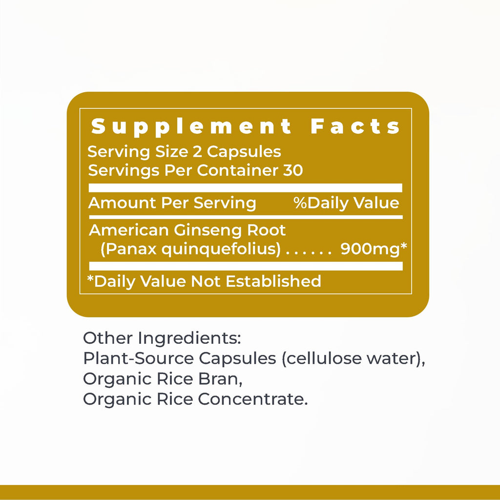 Premier Research Labs American Ginseng Supplement - American Ginseng Capsules, Herbal Ginseng Root Pills, North American Ginseng Herb Extract, Calming Energy Supplement - 60 Plant-Based Capsules Premier Research LabsBuy Supplements Australia