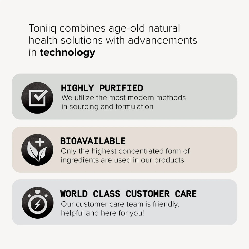 Toniiq Milk Thistle - Ultra High Potency 50:1 Extract with 80% Silymarin - Highly Concentrated - Third-Party Lab Tested - 90 Capsules Toniiq buy supplements Au