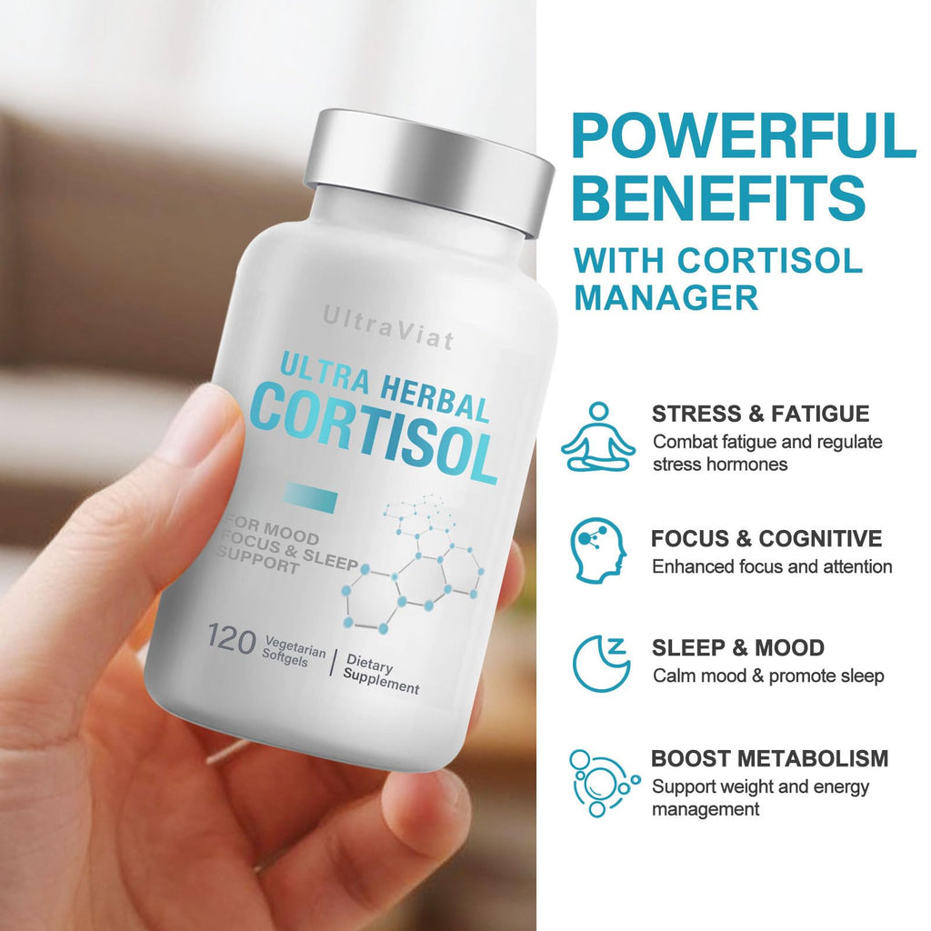Cortisol Supplements for Women/Men, Cortisol Reducer with Ashwagandha, Rhodiola Rosea, L-Theanine, Support Hormone Balance, Stress & Sleep EVYOUNGBuy Supplements Australia