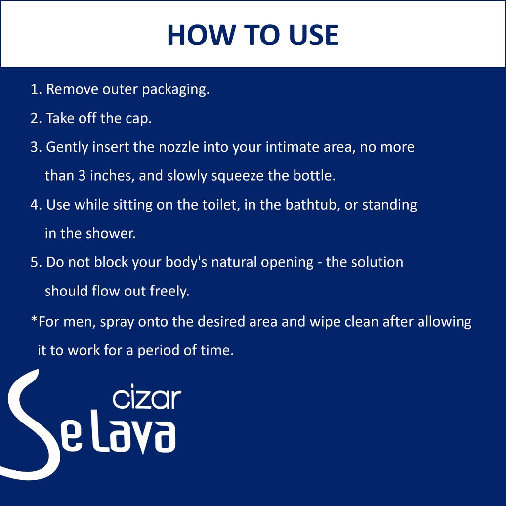 Cizar - Selava, Feminine Wash 15ml 7ea, Gynecologists Developed, Preservative-Free CizarBuy Supplements Australia