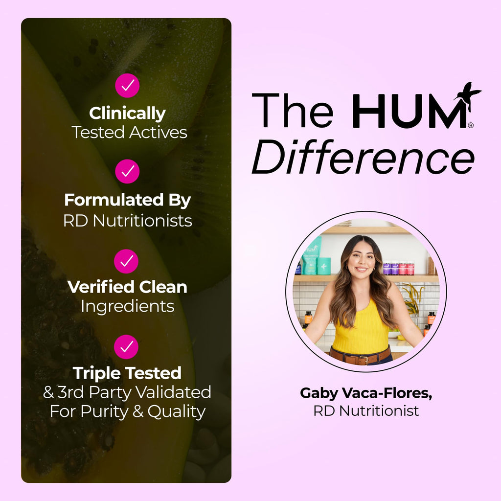 HUM Hormone Balance for Women, Supplement for Women's Health with Chasteberry & Dong Quai, Support for PMS Symptoms, Cramps, Irritability, Hormonal Balance, Monthly Support, 60 Capsules HUMBuy Supplements Australia