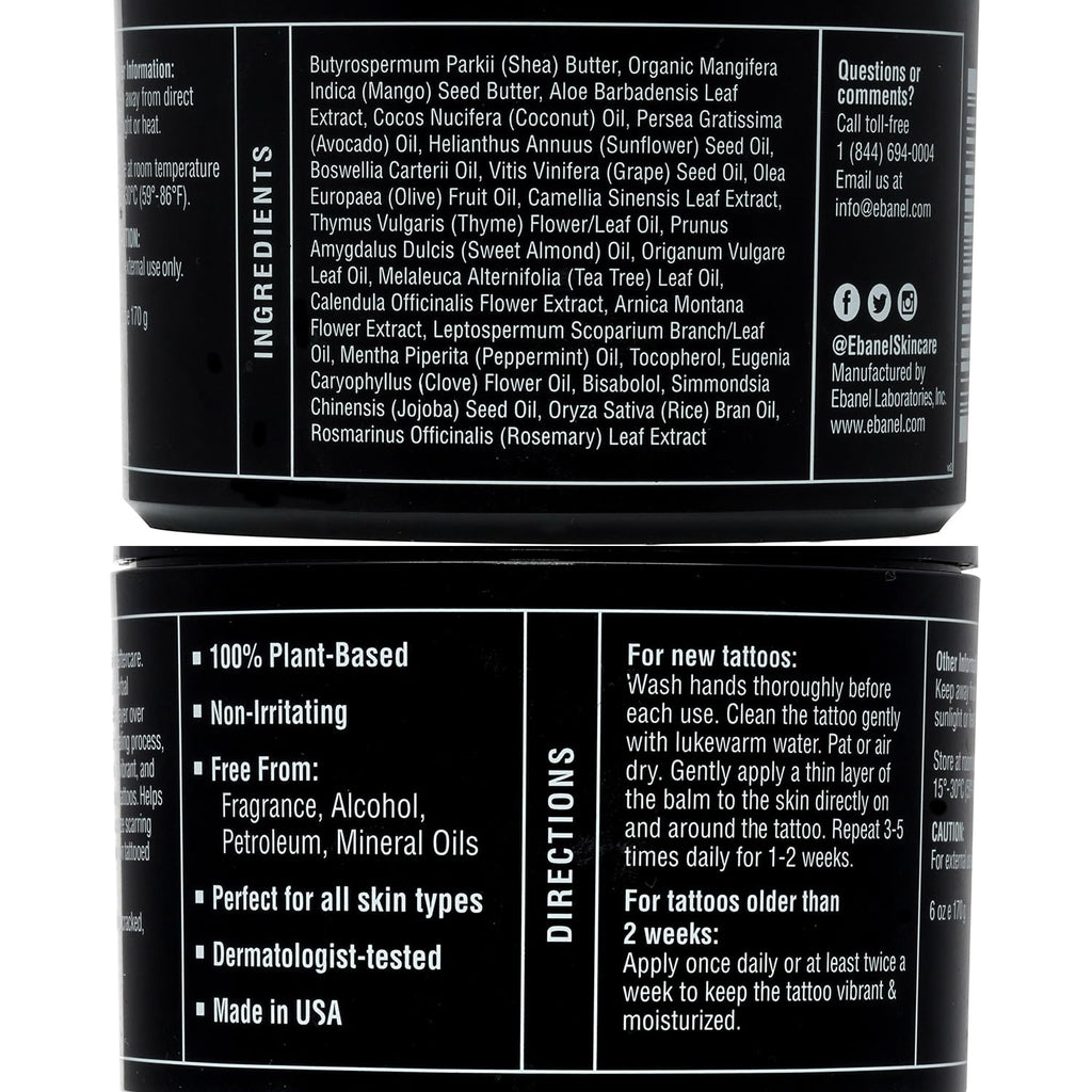 Ebanel Bundle of 5% Lidocaine Numbing Spray and Tattoo Aftercare Healing Balm Ebanel buy supplements Au