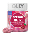 OLLY Period Hero Gummies, PMS Support Supplement,* Chasteberry, Vitamin B6, Calcium, Cran-Raspberry Flavor, 30 Day Supply - 60 Count OLLYBuy Supplements Australia