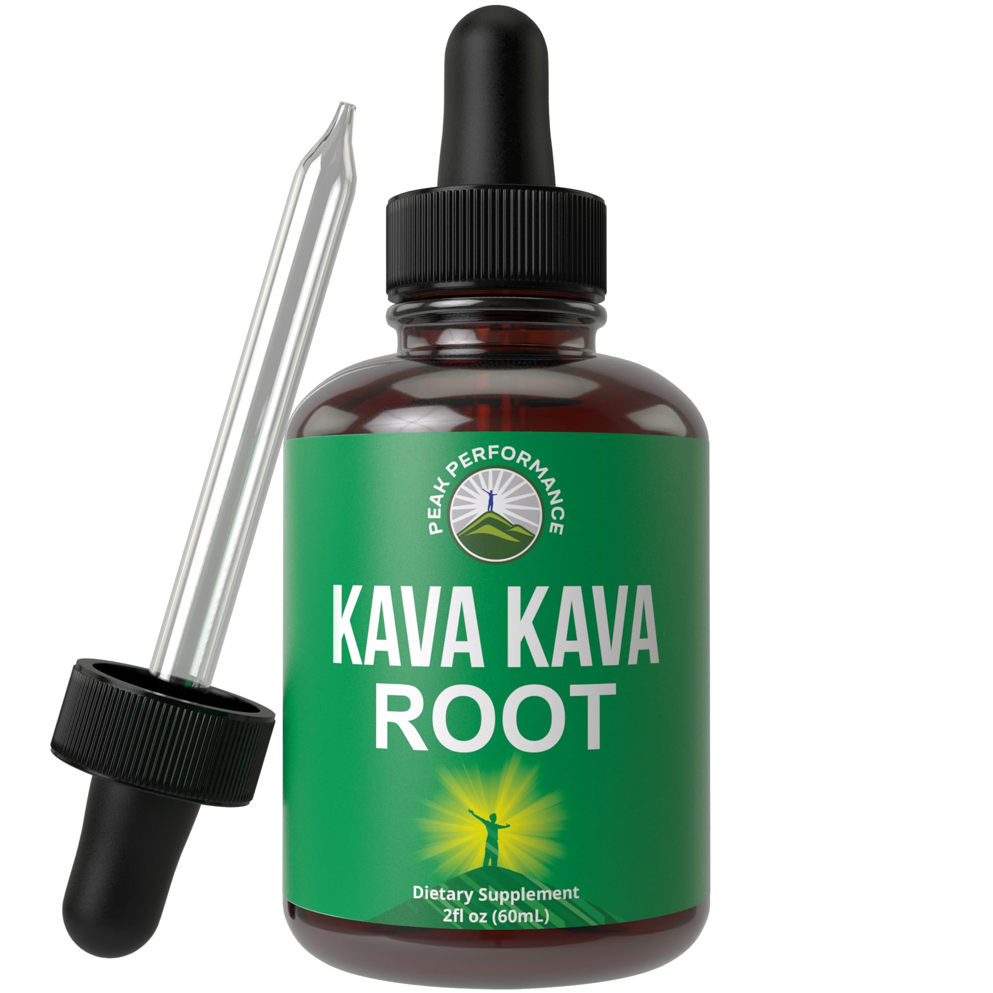 Peak Performance Kava Kava Root Extract Calming Liquid Drops More Concentrated - 1:3 Extraction Ratio. Vegan Supplement Aid for Relaxation, Natural Sleep. Sugar Free Gluten Free USA Tested Tincture Peak PerformanceBuy Supplements Australia