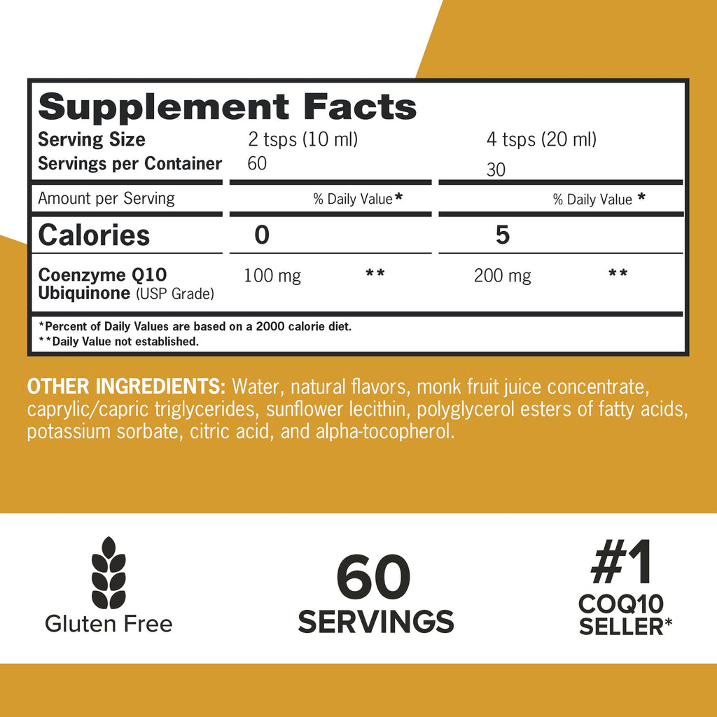 Qunol Liquid CoQ10 100mg, Superior Absorption Natural Supplement Form of Coenzyme QunolBuy Supplements Australia