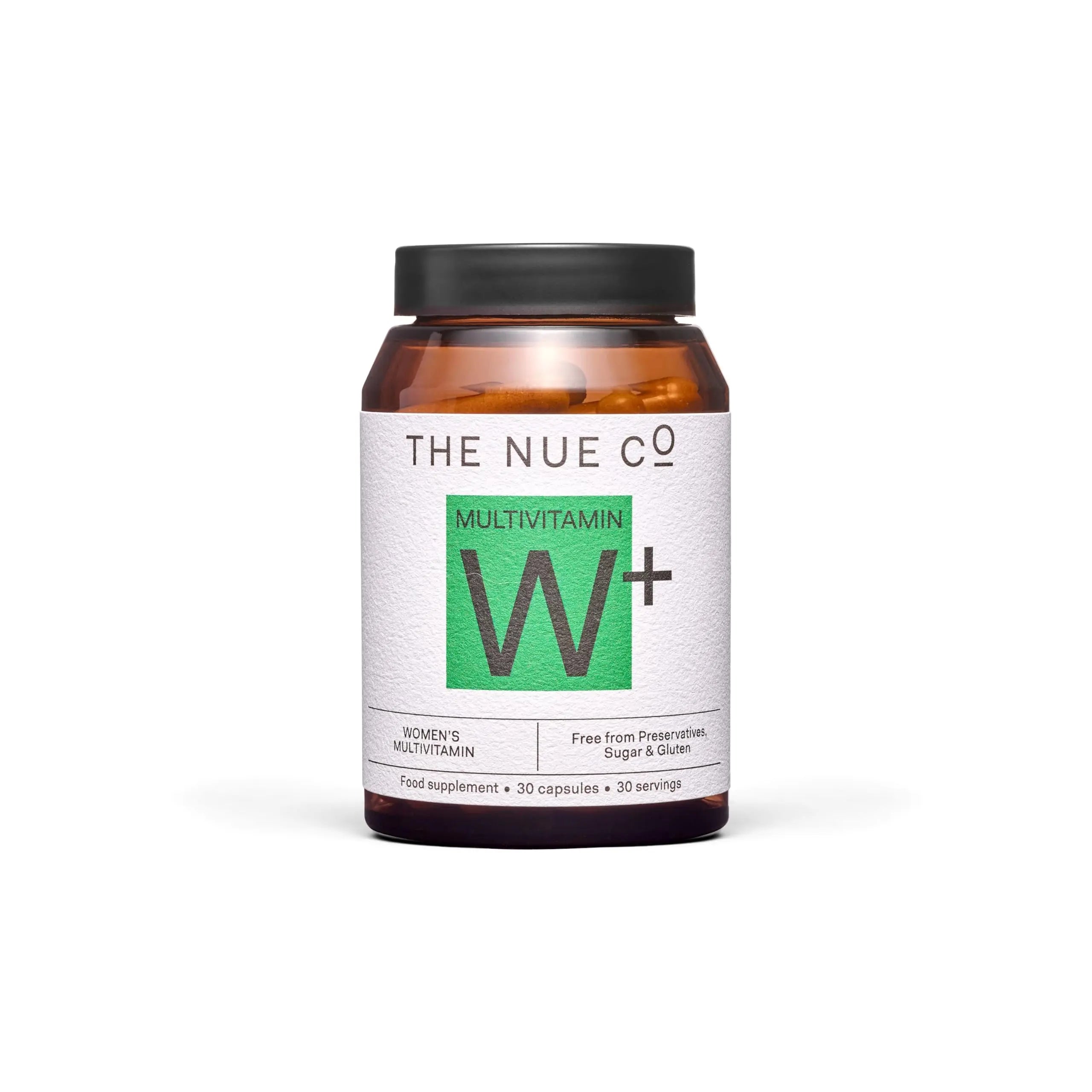 The Nue Co. Women's MULTIVITAMIN Supplement- Supports Energy, Immunity, Focus, Vegan, Gluten Free, 30 Capsules The Nue Co