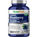 NusaPure Blueberry Concentrate 30:1 Extract, 667 mg Equivalent to 20,000 mg 180 Veg Caps Suitable for Vegetarian, Vegan, Non-GMO NusaPureBuy Supplements Australia