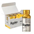 Ryde: Focus Shot | Orange Flavor | L-Theanine & Ginseng | Green Tea Caffeine | Vitamins B2 & B7 | 0 Calories, 0 Sugar | 2 FL OZ Shots | Supports Focus* (8 Pack) RYDEBuy Supplements Australia
