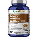 NusaPure Tribulus Terrestris 50:1 Extract, 1000 mg Equivalent to 50,000mg| 120 Veggie Caps | 95% Steroidal Saponins | Non-GMO, Bioperine & Vegan NusaPureBuy Supplements Australia