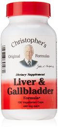 Dr. Christopher's Original Formulas Liver and Gall Bladder Formula Capsules, 100 Count 