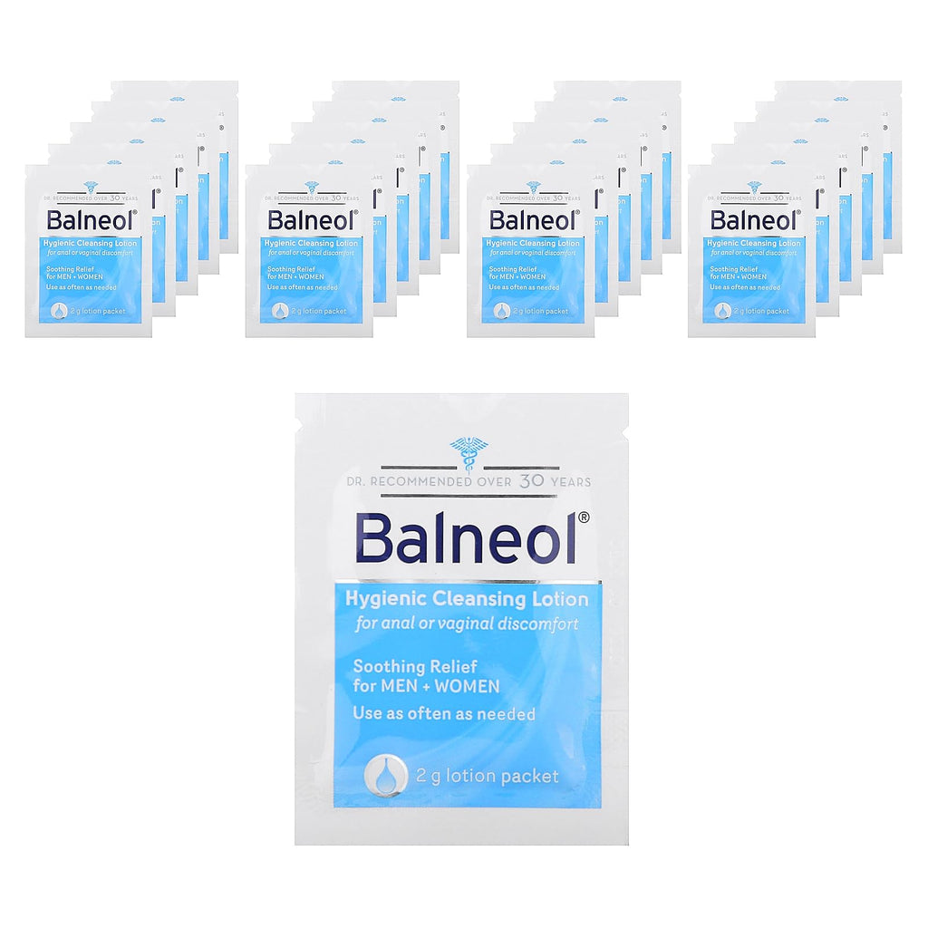 Balneol Hygienic Cleansing Lotion Packets, 20 Count