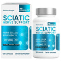 Sciatic Nerve Support Supplement, 120 Capsules Nerve Savior for Neuropathy, Premium Formula with Natural Botanical & Vitamin Complex VivaherbalBuy Supplements Australia