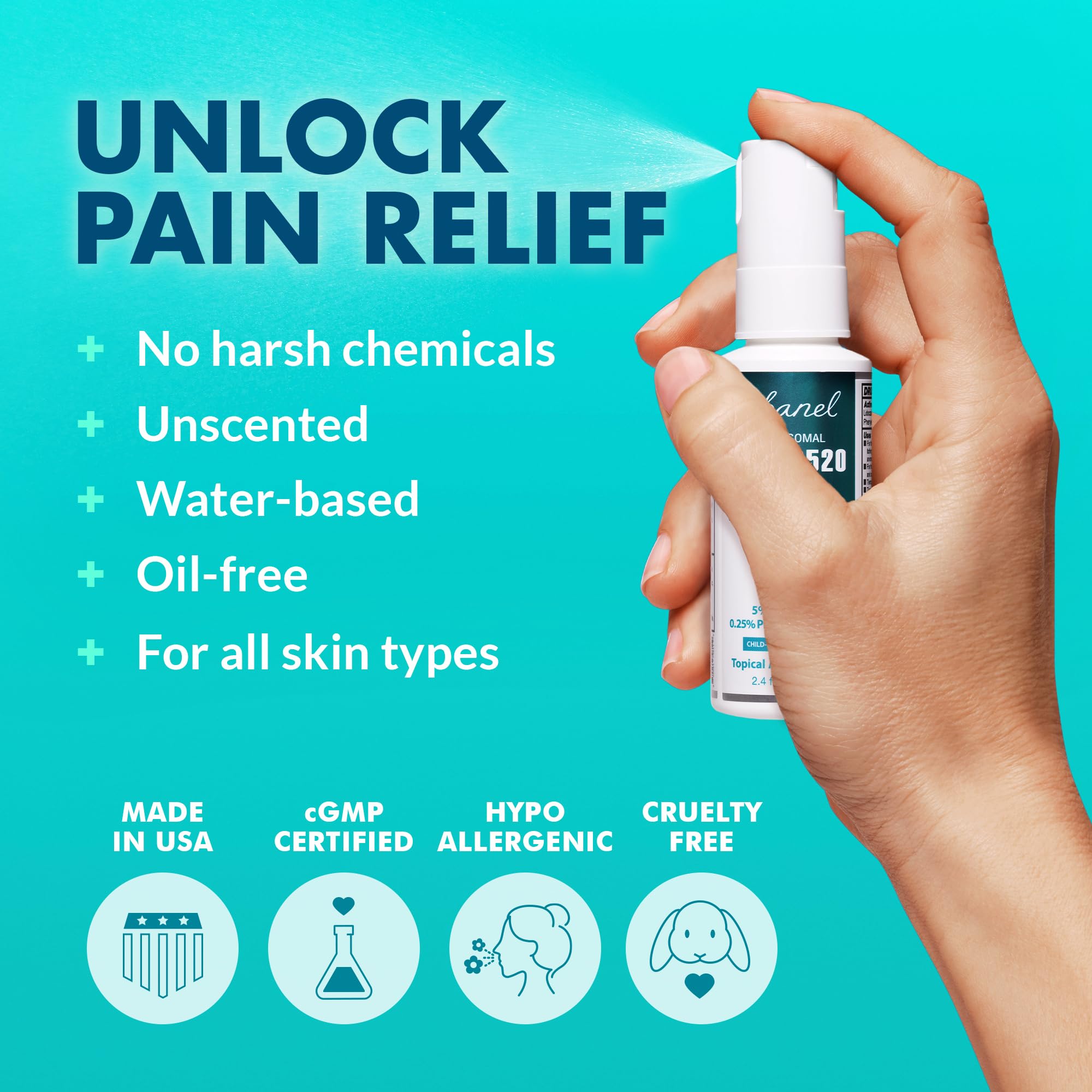 Ebanel Set of 5% Lidocaine Numbing Cream and 5% Lidocaine Spray Pain Relief Numbing Spray for Skin, Maximum Strength Topical Anesthetic to Numb Pain Burn Itch for Local and Anorectal Uses Ebanel buy supplements Au