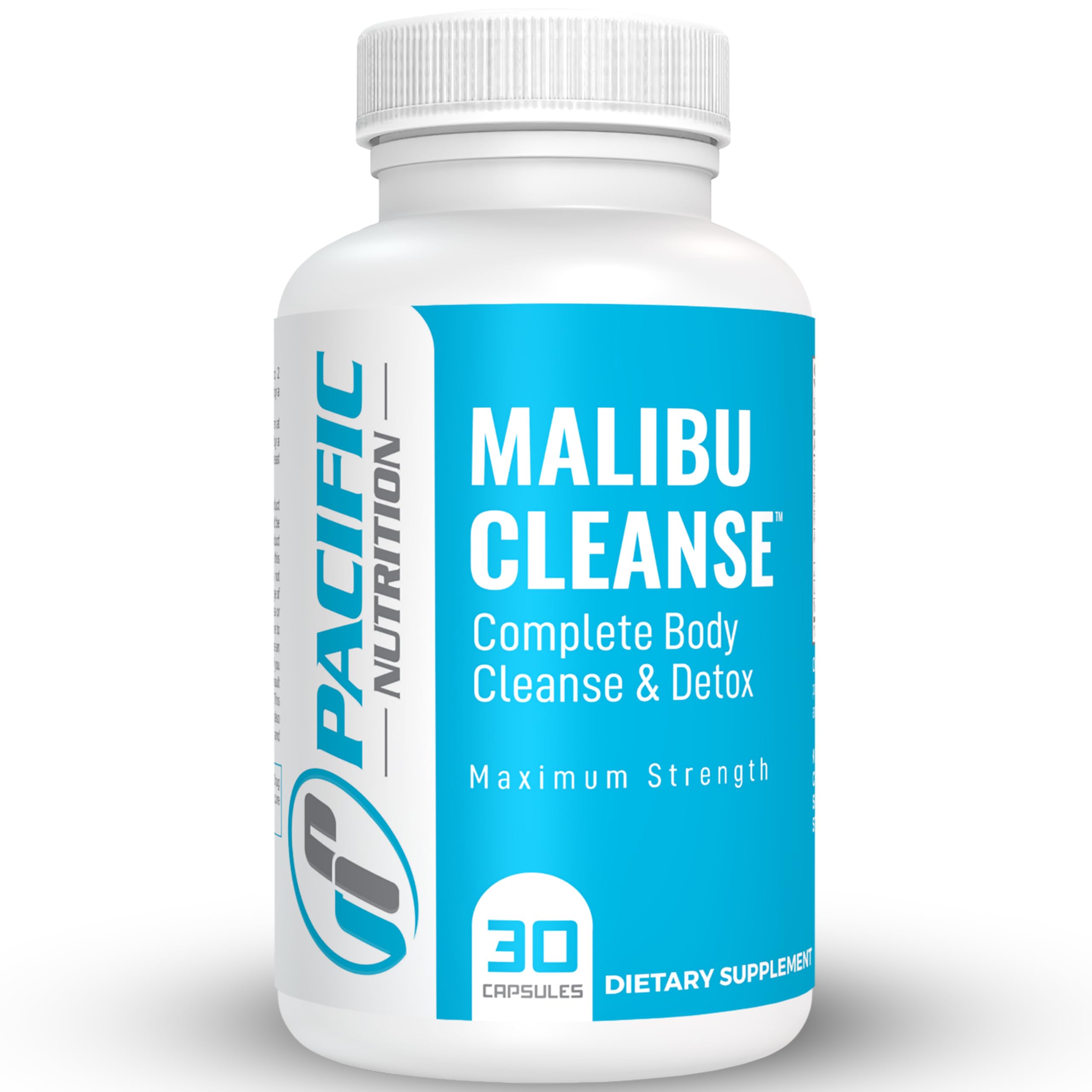 Pacific Nutrition Full Body Detox - Malibu Cleanse Complete Body & Intestinal Cleanse 
