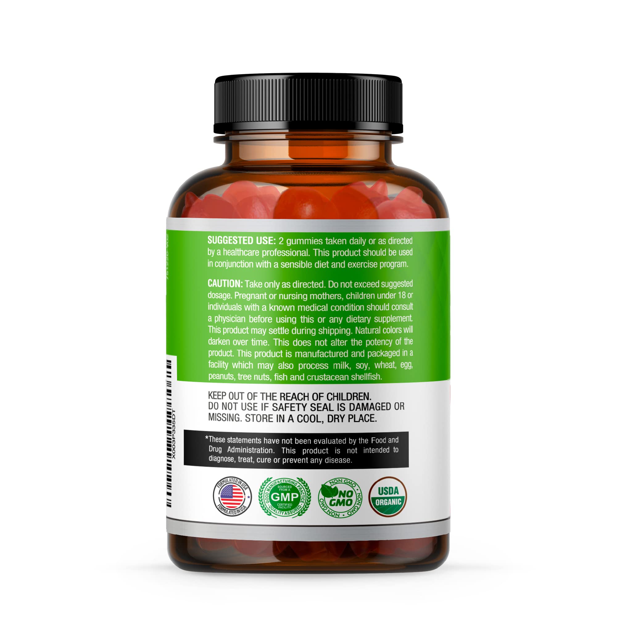 USDA Organic Apple Cider Vinegar Gummies with The Mother. AVC Keto Gummy Vitamins Simple OrganicaBuy Supplements Australia