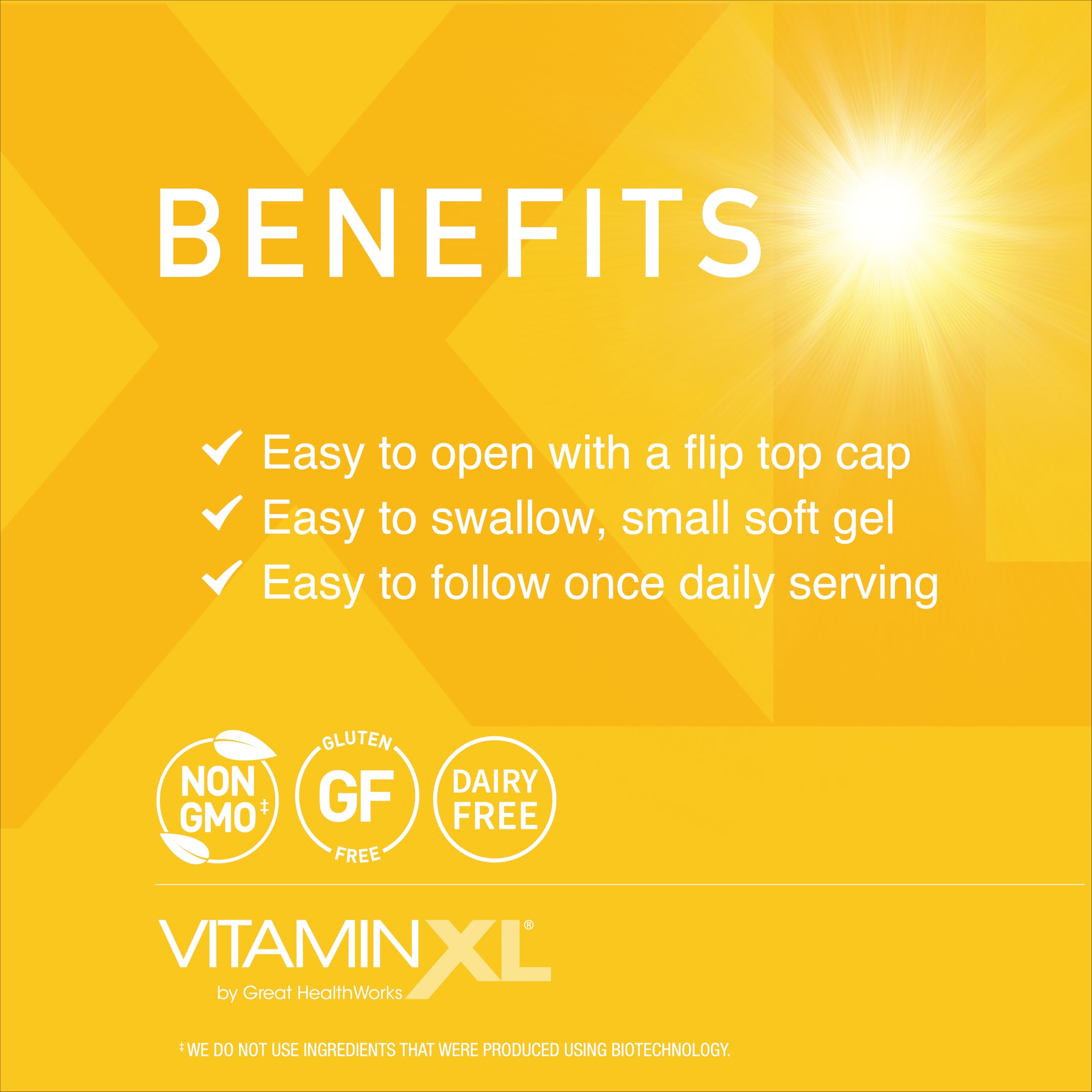 OmegaXL VitaminXL D3 High Potency Daily Vitamin D 5000 IU 125mcg Immune Support Supplement - Promotes Healthy Muscle Function & Strong Bones - Non-GMO, Gluten-Free - 30 Softgels OmegaXLBuy Supplements Australia