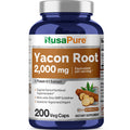 NusaPure Yacon Root Extract 2000mg 200 Vegetarian Capsules (Extract 4:1, Non-GMO, Vegan) NusaPureBuy Supplements Australia