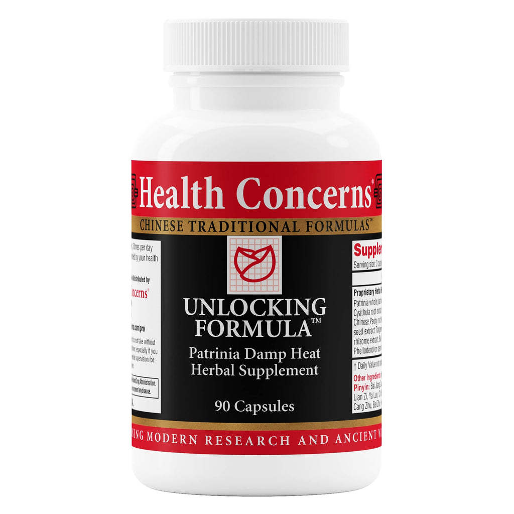 Health Concerns Unlocking Formula – Menstrual Discomfort & Qi Flow Support – Blood Circulation & Detox Herbal Supplement with Patrinia & Peony Root – Chinese Medicine Formula for Women – 90 Capsules Health ConcernsBuy Supplements Australia