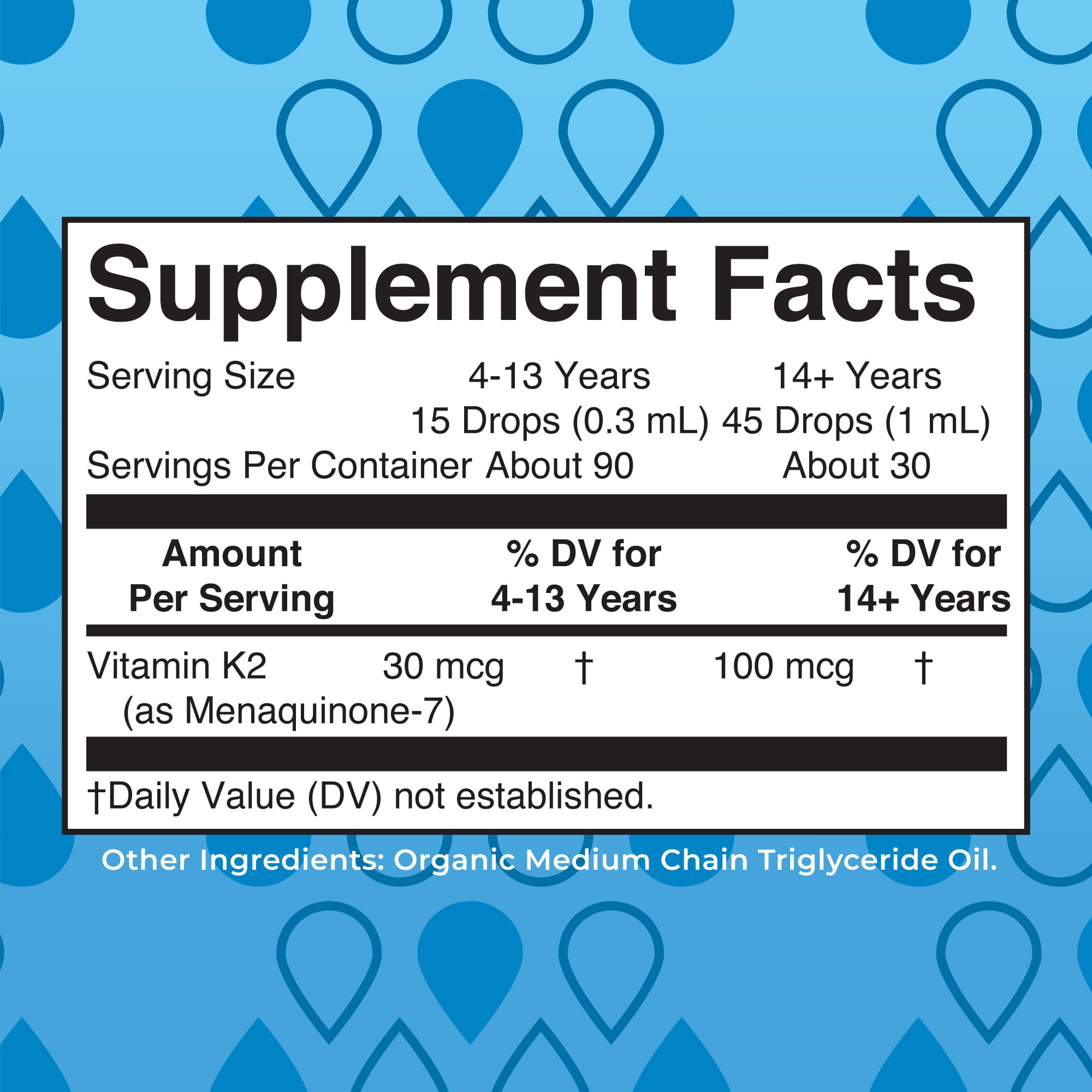 MaryRuth’s USDA Organic Vitamin K2 MK7 Liquid Drops for Adults & Kids | Sourced from Natto | Menaquinone- 7 | Vegan K2 Vitamin for Bone Health & Calcium Absorption | 1oz | Up to 90 Servings MARYRUTH'SBuy Supplements Australia
