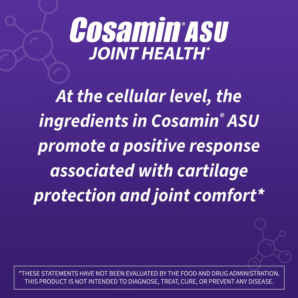 Nutramax Laboratories Cosamin® ASU Joint Health Supplement with Glucosamine, Chondroitin & ASU for Adult Men & Women, Joint Supplement, 230 Capsules Nutramax LaboratoriesBuy Supplements Australia