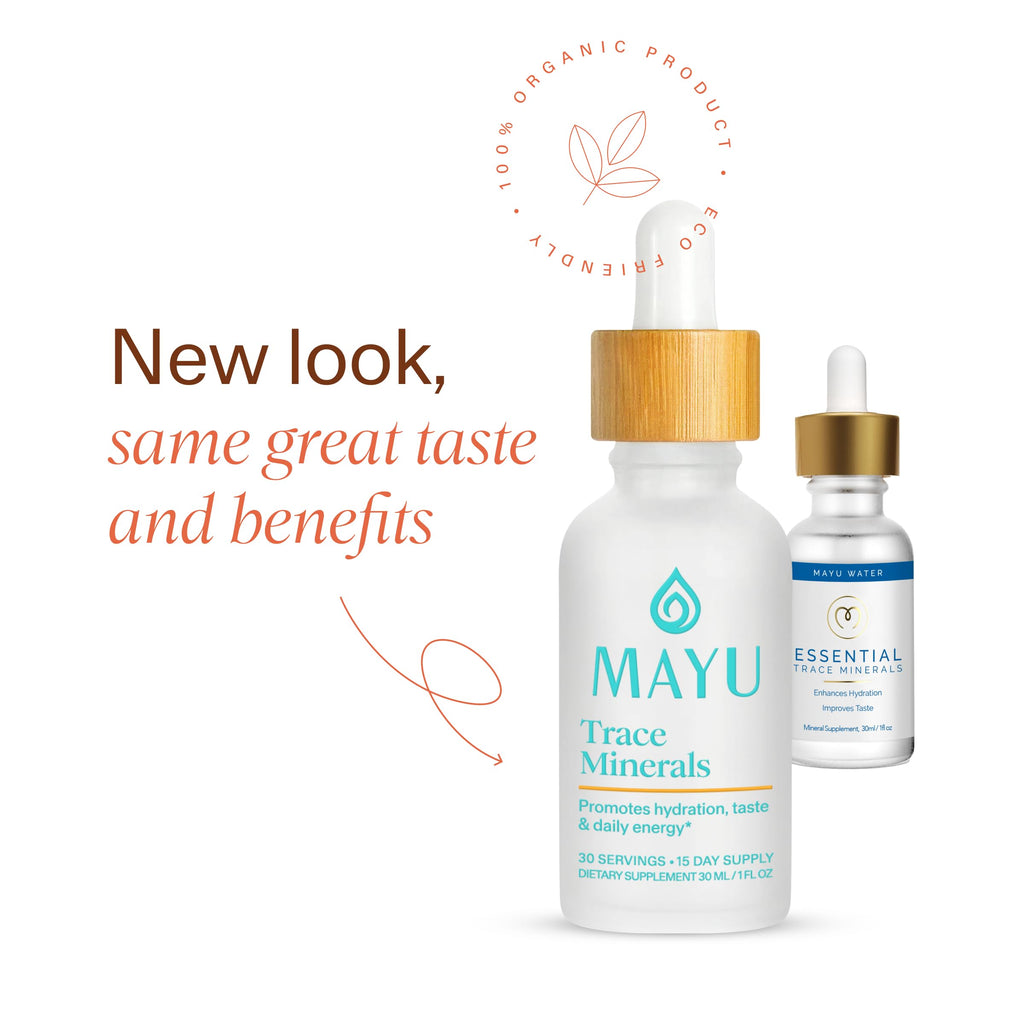 MAYU Trace Mineral Drops - 1 Bottle - 80+ Full-Spectrum Ionic Minerals for Water - Great-Tasting Mineral Supplement for Hydration - Magnesium, Potassium & Zinc - No Additives - 30 Servings