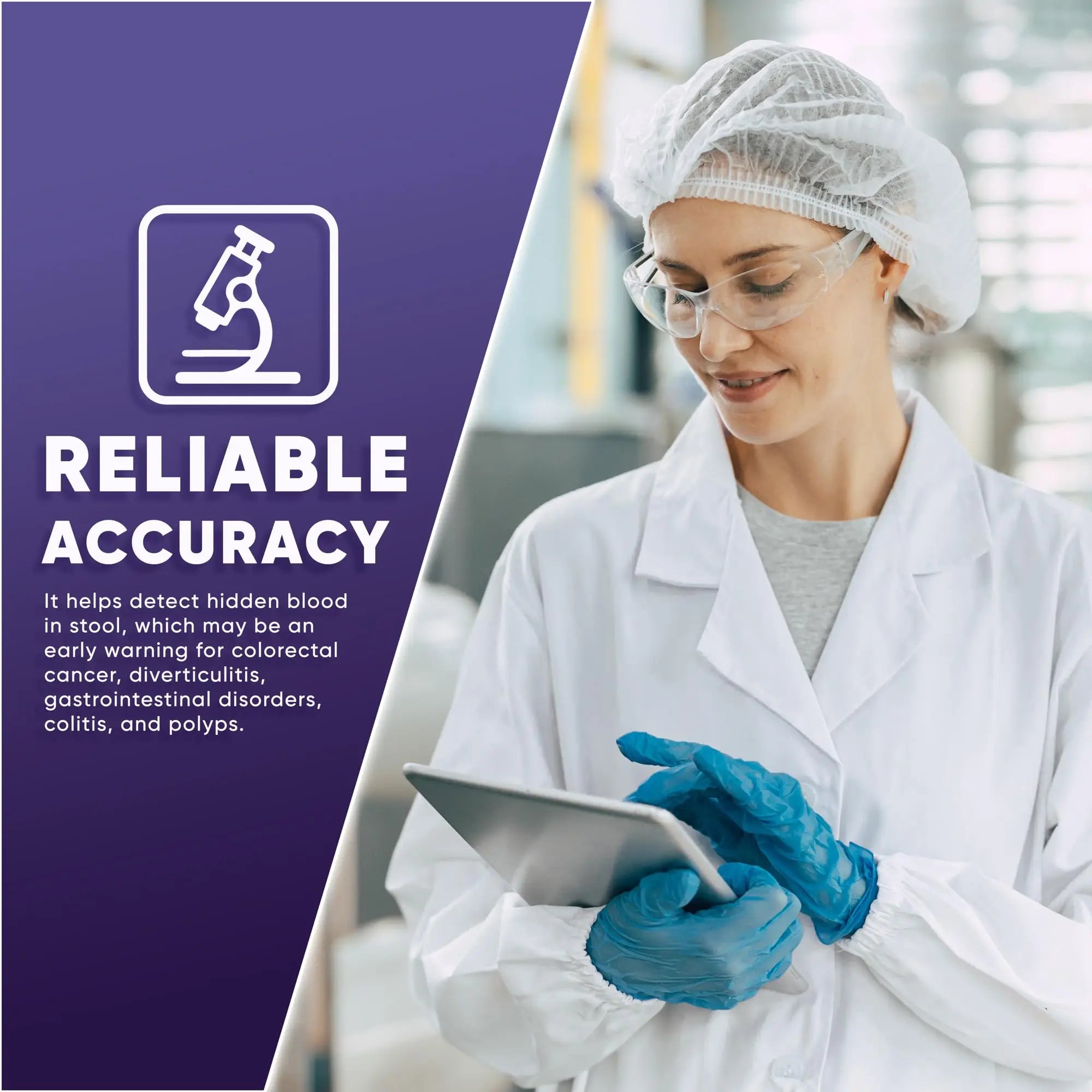 WELLlife iFOB Immunochemical Fecal Occult Blood Test, Colon Screening Test Kit Stool Test at Home Easy to Use, 1 Test Detect Hidden Blood in 10 Minutes FOB Test for Home WELL LIFEBuy Supplements Australia