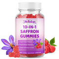 Saffron Supplement Gummies for Kids & Adults Supports Antioxidant Function with Ashwagandha, L-Theanine, Rhodiola Rosea, Lemon Balm, Vitamin D3, B6, Magnesium & Zinc – Raspberry Flavor, 60 Count MchokuuBuy Supplements Australia