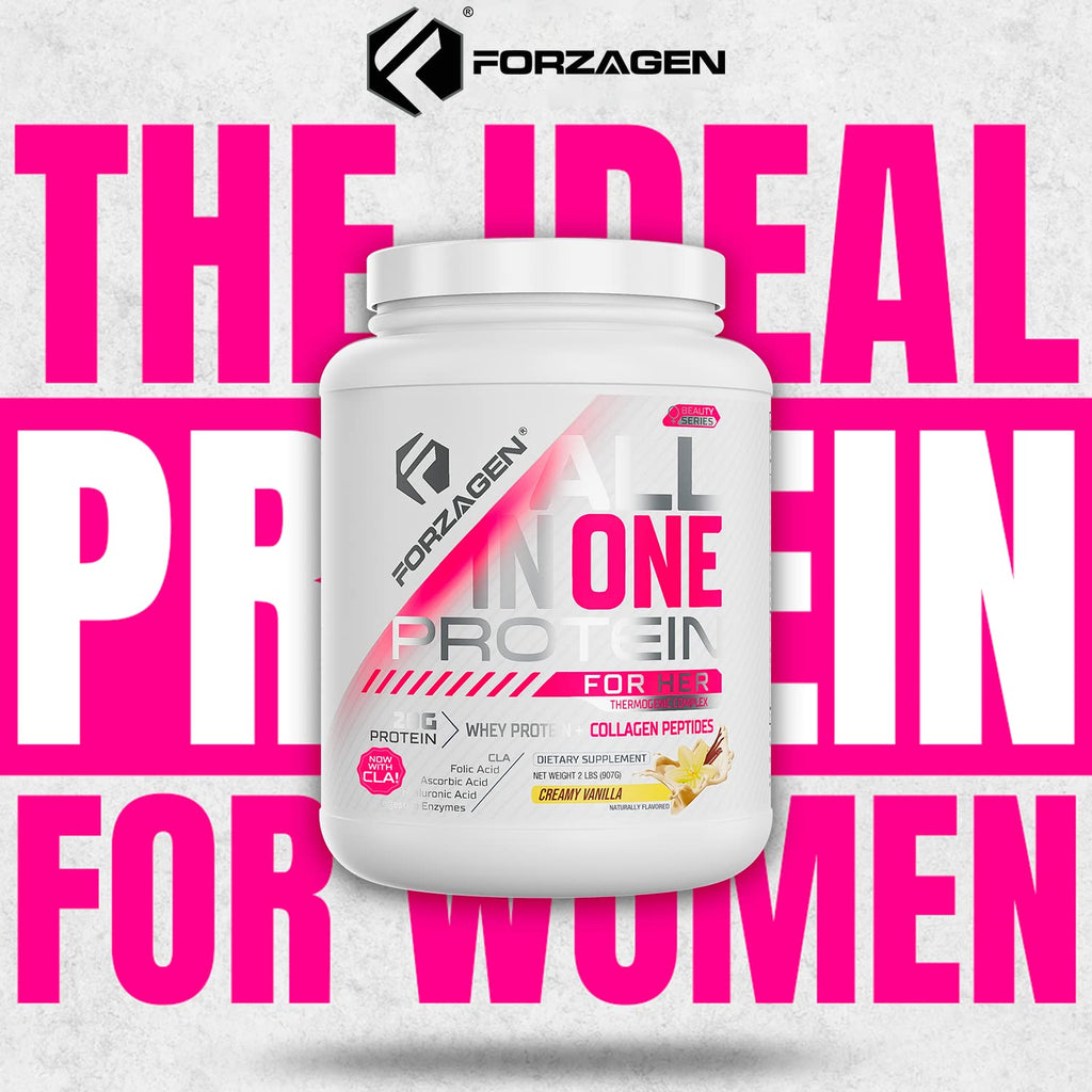 Forzagen All in One Protein for Her, Protein Powder for Women with Collagen Peptides ForzagenBuy Supplements Australia