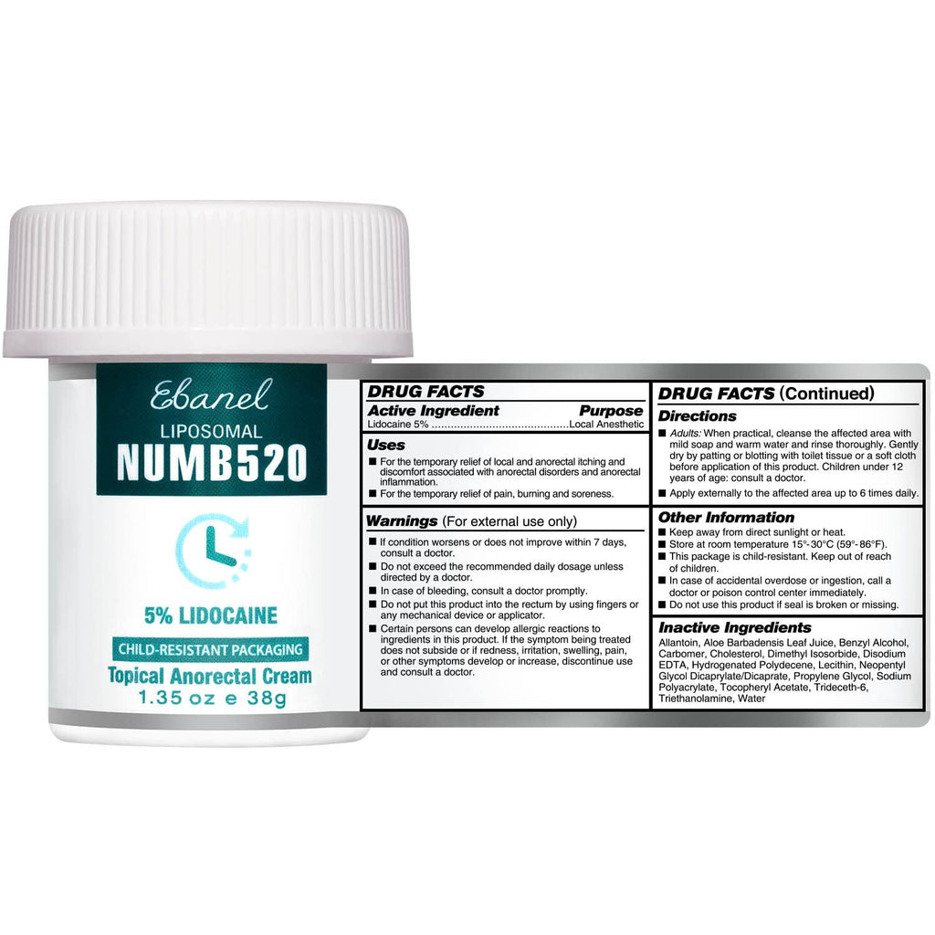 Ebanel Bundle of Fungus Treatment 1 Oz, and Lidocaine Numbing Cream Ebanel buy supplements Au
