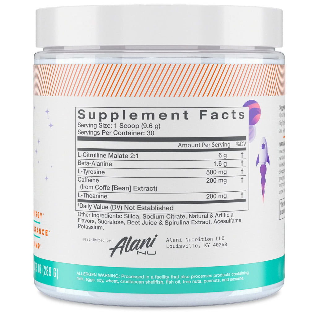 Alani Nu Pre Workout Powder | Amino Energy Boost | Endurance Supple
