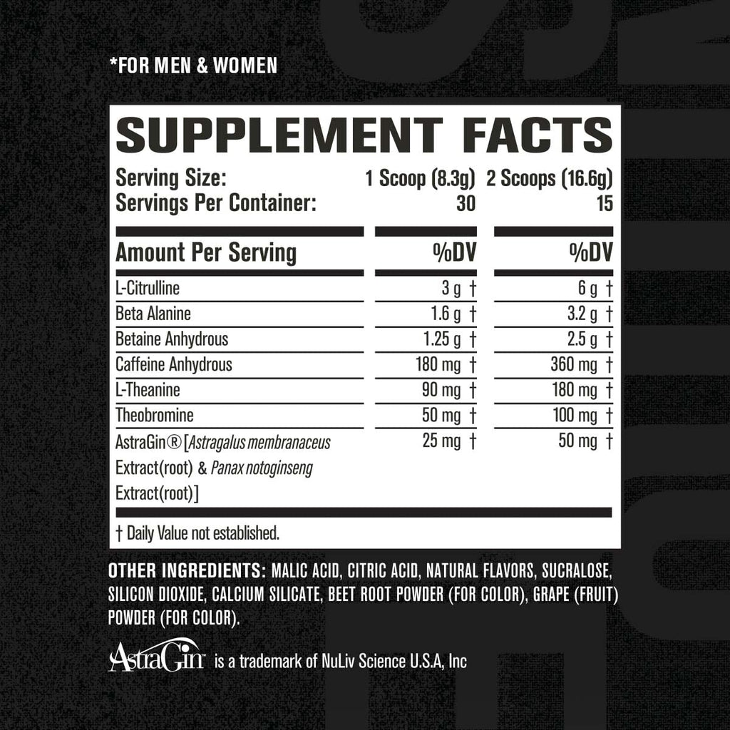 NITROSURGE Pre Workout Supplement - Endless Energy, Instant Strength Gains Jacked FactoryBuy Supplements Australia